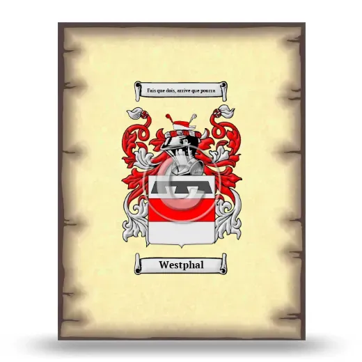 Westphal Coat of Arms Print