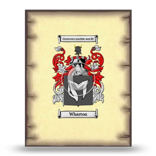 Wharton Coat of Arms Print