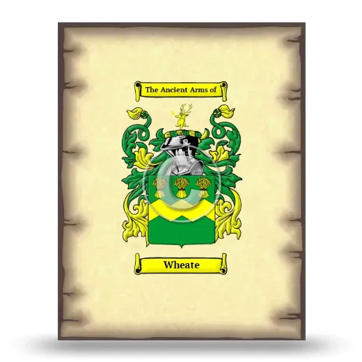 Wheate Coat of Arms Print