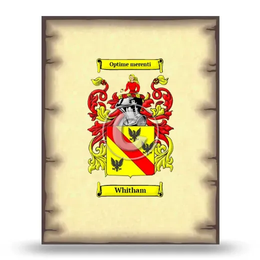 Whitham Coat of Arms Print