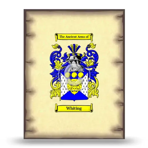 Whiting Coat of Arms Print