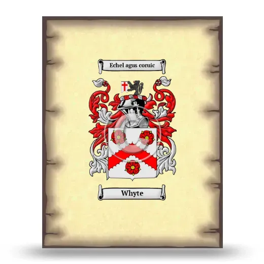 Whyte Coat of Arms Print