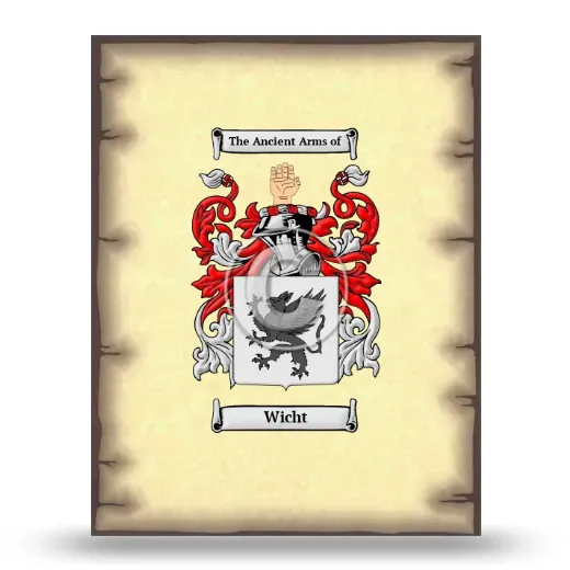 Wicht Coat of Arms Print