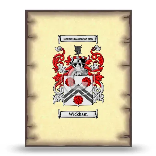 Wickham Coat of Arms Print