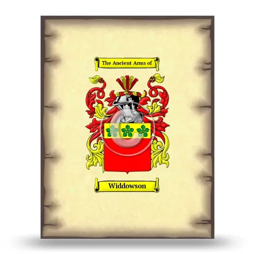 Widdowson Coat of Arms Print