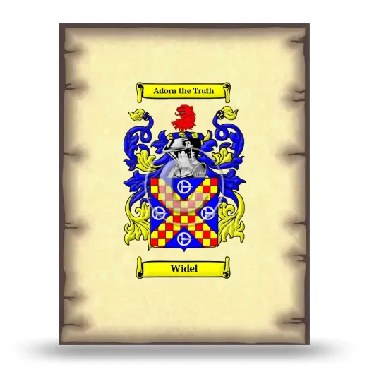 Widel Coat of Arms Print