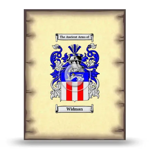 Widman Coat of Arms Print