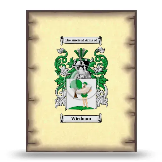 Wiedman Coat of Arms Print
