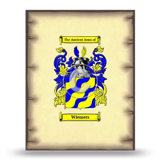 Wiemers Coat of Arms Print
