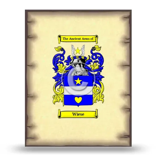 Wiese Coat of Arms Print