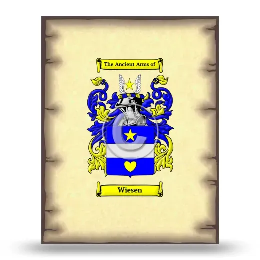 Wiesen Coat of Arms Print