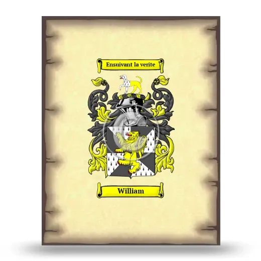 William Coat of Arms Print