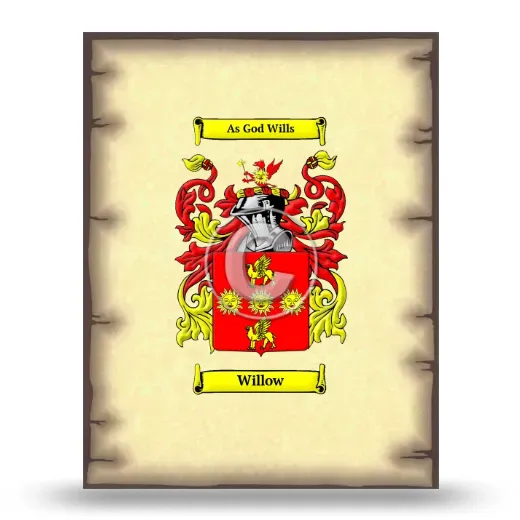 Willow Coat of Arms Print