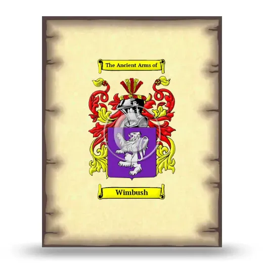 Wimbush Coat of Arms Print