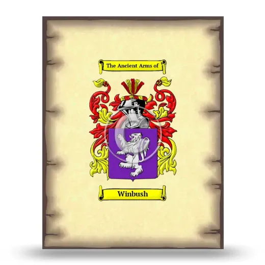 Winbush Coat of Arms Print