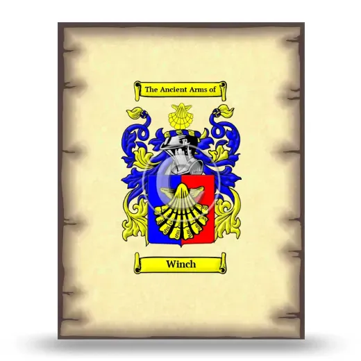 Winch Coat of Arms Print