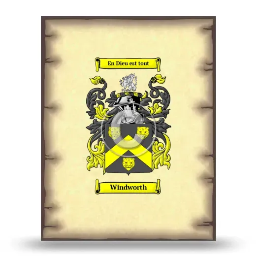 Windworth Coat of Arms Print