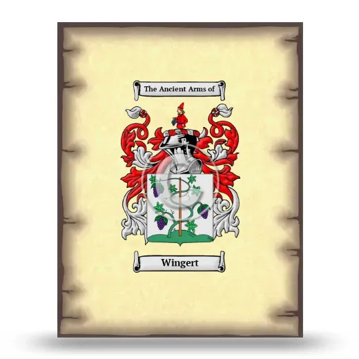 Wingert Coat of Arms Print
