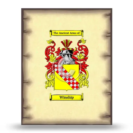 Winship Coat of Arms Print