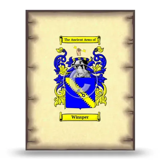 Winsper Coat of Arms Print