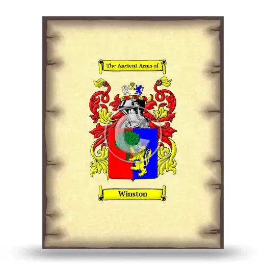 Winston Coat of Arms Print