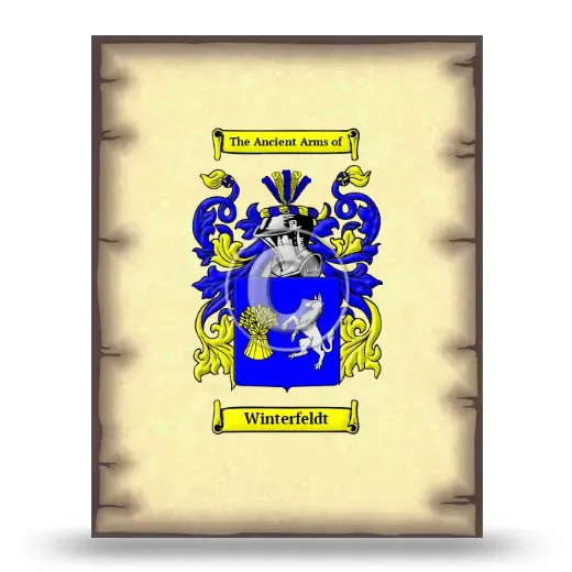 Winterfeldt Coat of Arms Print
