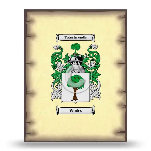 Wodes Coat of Arms Print