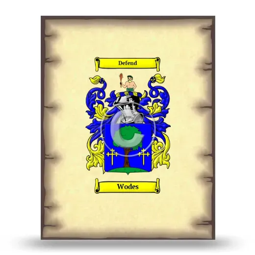 Wodes Coat of Arms Print