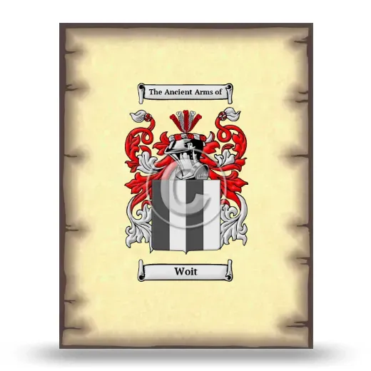 Woit Coat of Arms Print