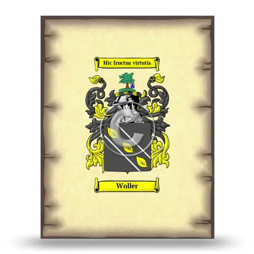 Woller Coat of Arms Print