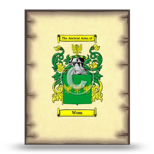 Wom Coat of Arms Print
