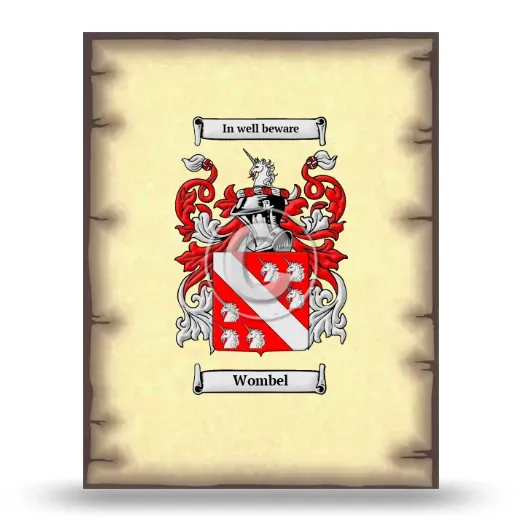 Wombel Coat of Arms Print