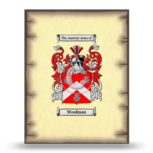 Woolman Coat of Arms Print