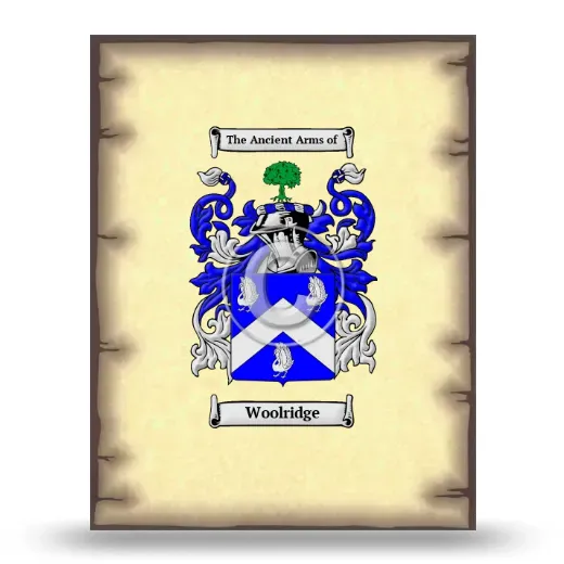 Woolridge Coat of Arms Print