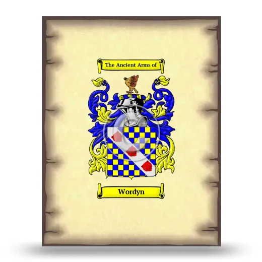 Wordyn Coat of Arms Print