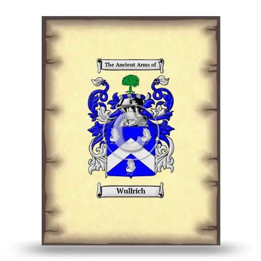 Wullrich Coat of Arms Print