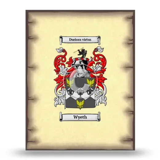 Wyeth Coat of Arms Print