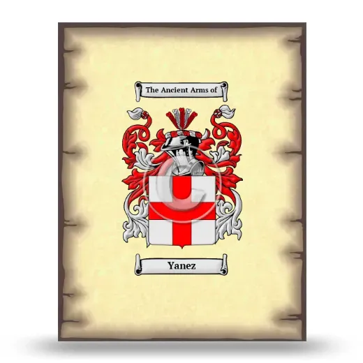 Yanez Coat of Arms Print
