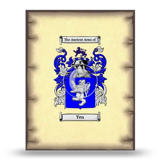 Yen Coat of Arms Print