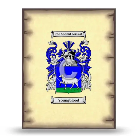 Youngblood Coat of Arms Print