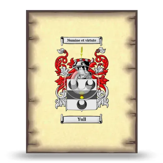 Yull Coat of Arms Print