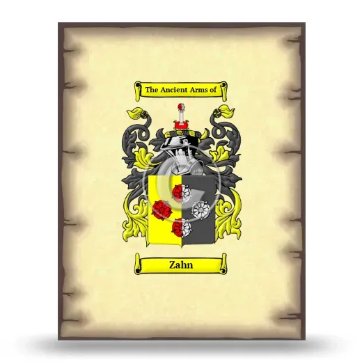 Zahn Coat of Arms Print