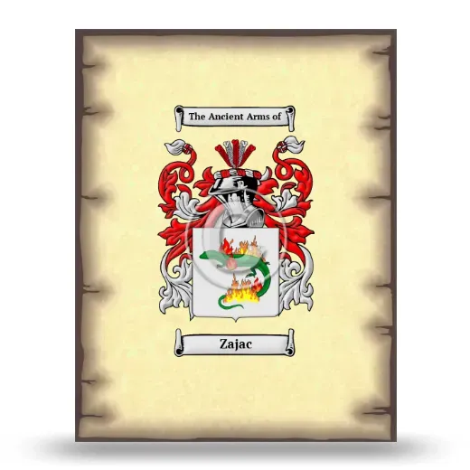 Zajac Coat of Arms Print