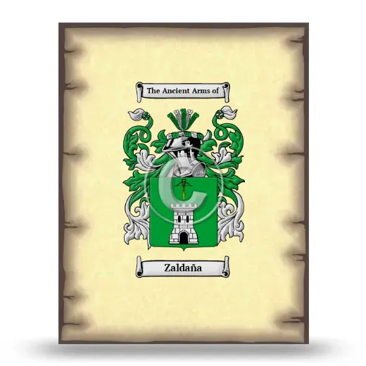 Zaldaña Coat of Arms Print