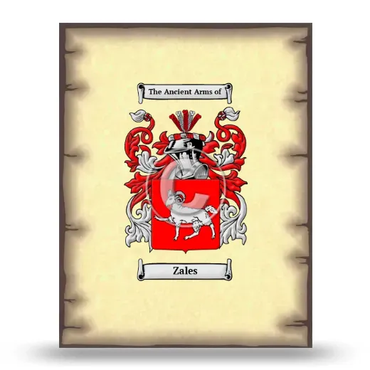 Zales Coat of Arms Print