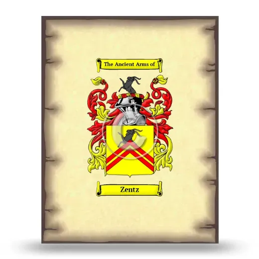 Zentz Coat of Arms Print
