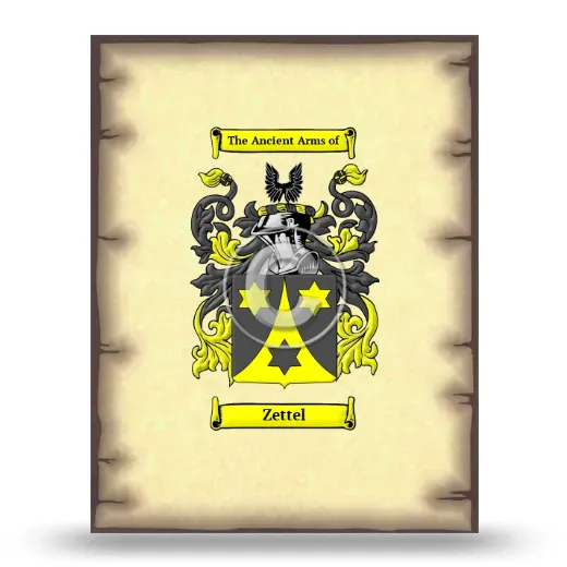 Zettel Coat of Arms Print