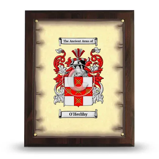 O'Herlihy Coat of Arms Plaque
