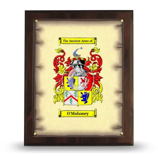O'Mahoney Coat of Arms Plaque