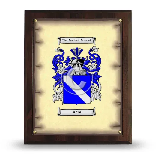 Acre Coat of Arms Plaque